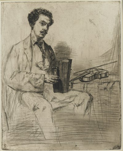 Ross Winans, c.1861 door James Abbott McNeill Whistler